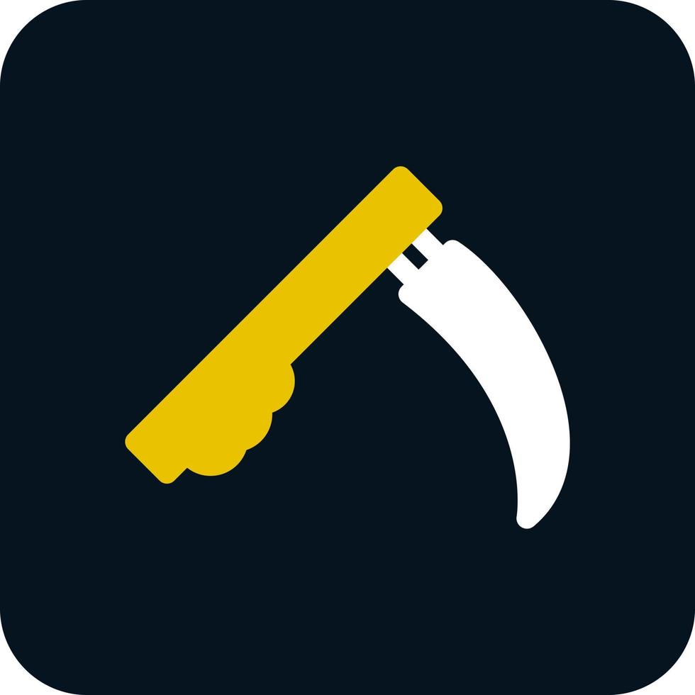 Scythe Vector Icon Design