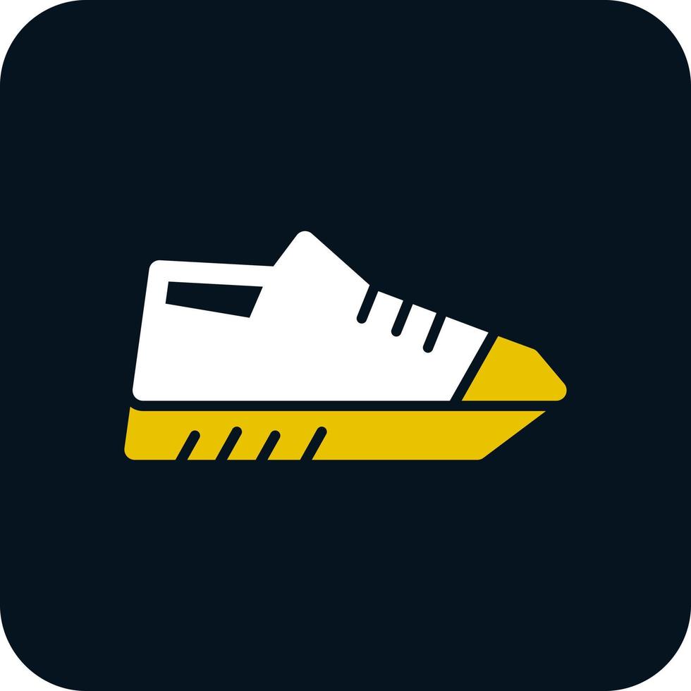 diseño de icono de vector de zapatos de gimnasio