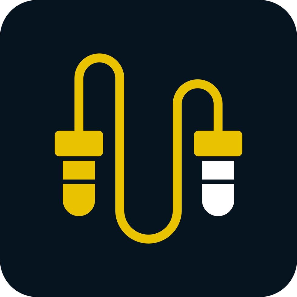 Jumping Rope Vector Icon Design