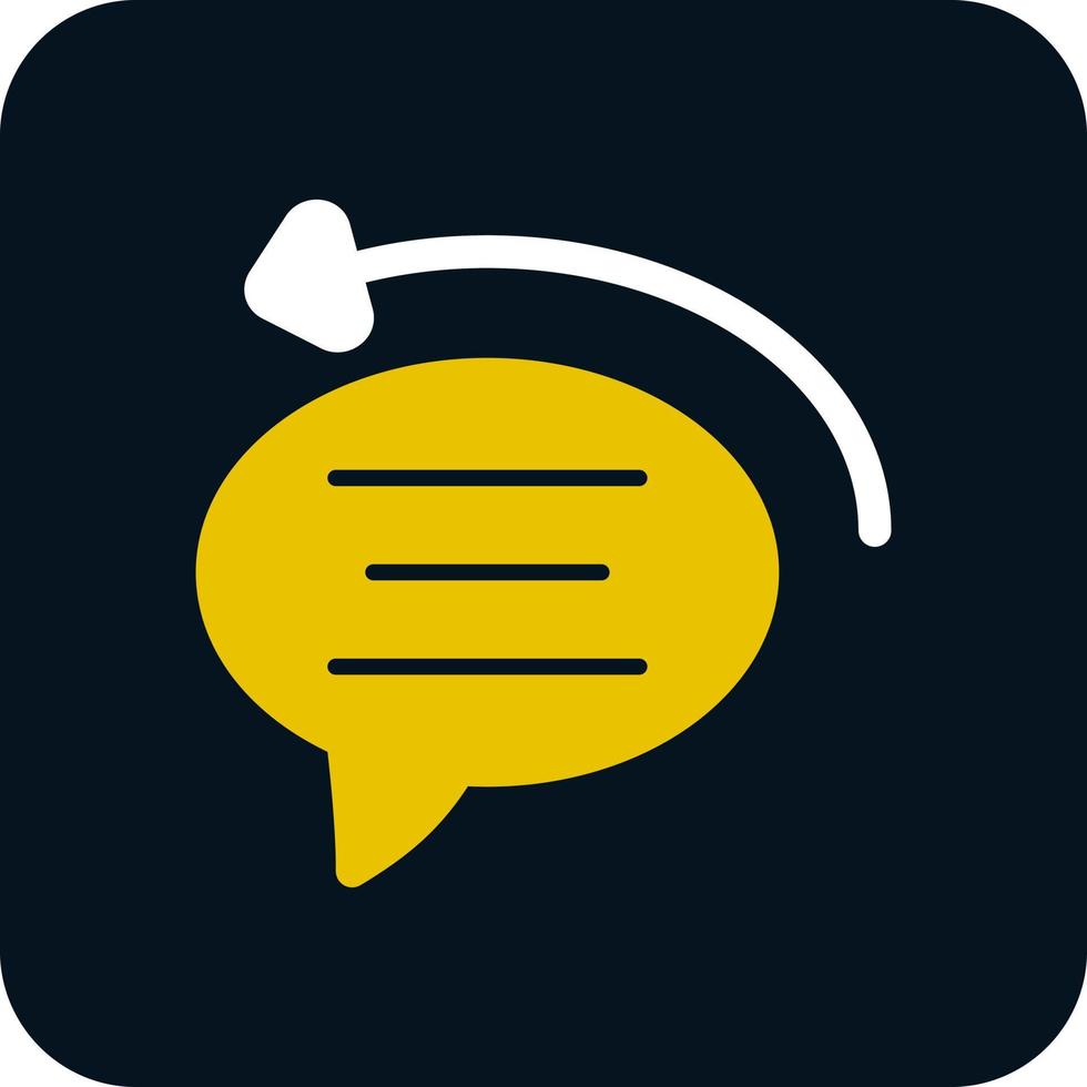Auto Reply Vector Icon Design