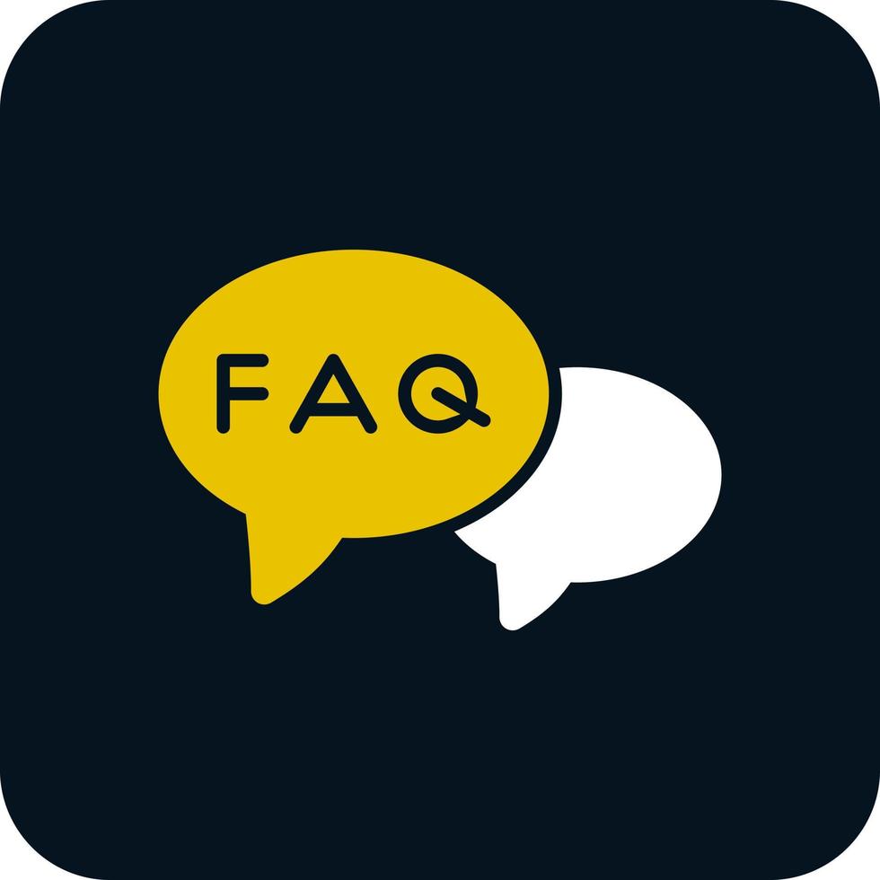 FAQ Vector Icon Design