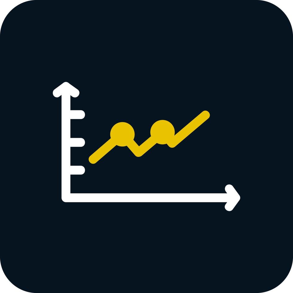 Trend Chart Vector Icon Design