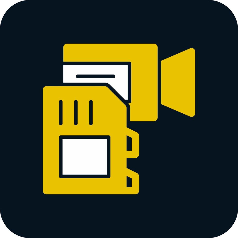 Camera Drive Vector Icon Design