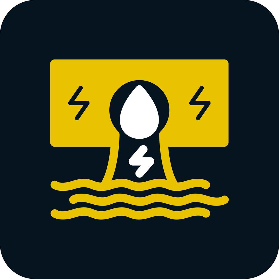 Hydroelectricity Vector Icon Design