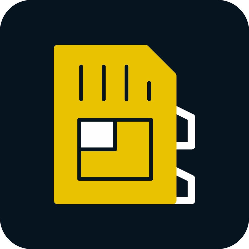 SD Card Vector Icon Design