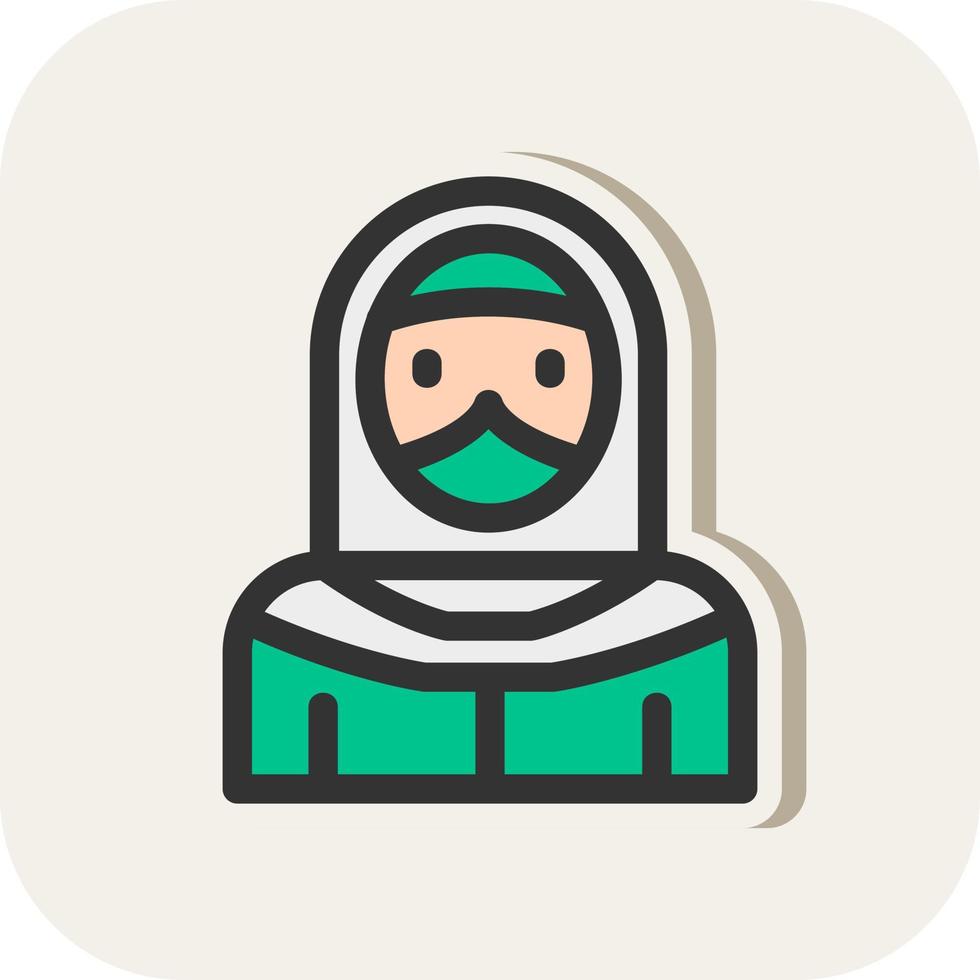 Female Bedouin Vector Icon Design