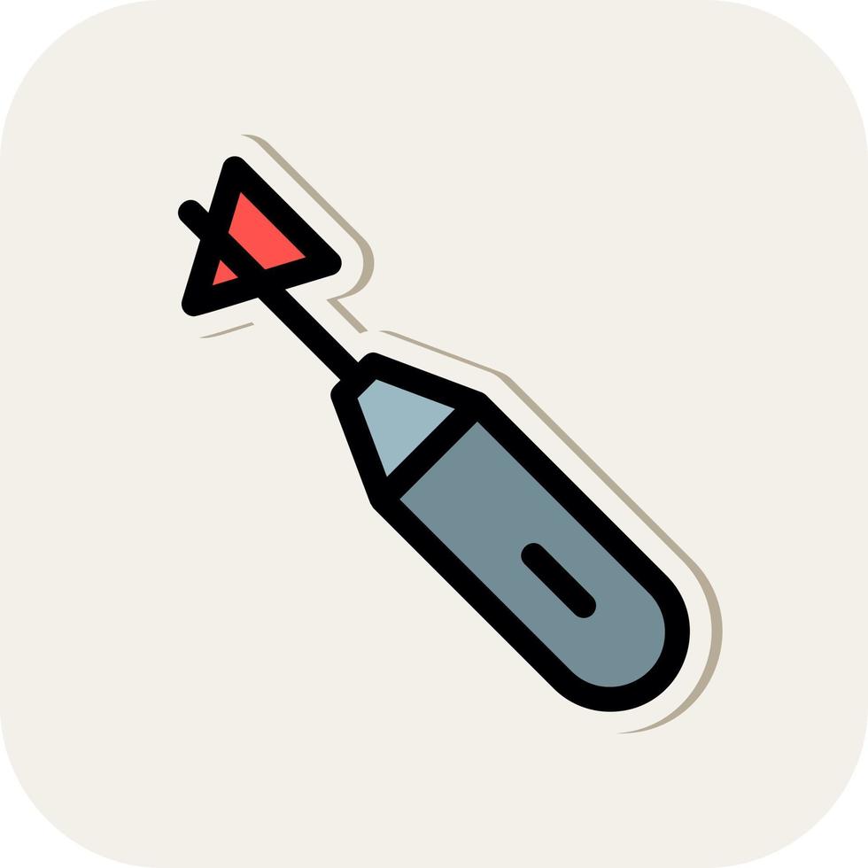 Reflex Hammer Vector Icon Design