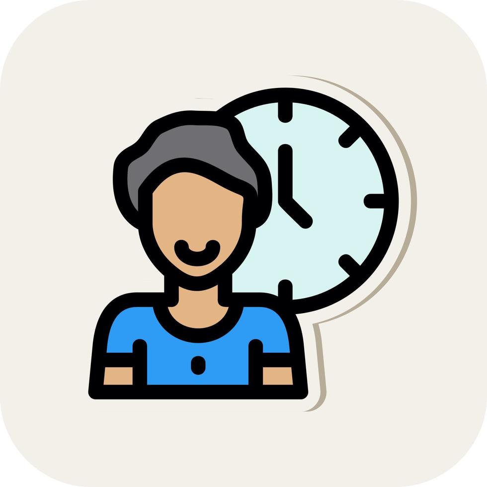 diseño de icono de vector de gestión de tiempo