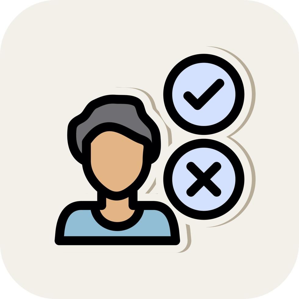 Decision Making Vector Icon Design