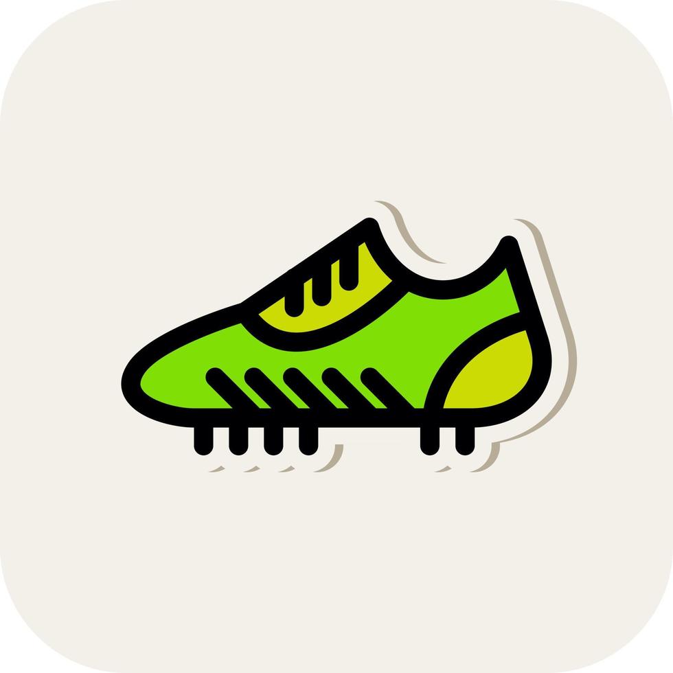 diseño de icono de vector de botas de fútbol