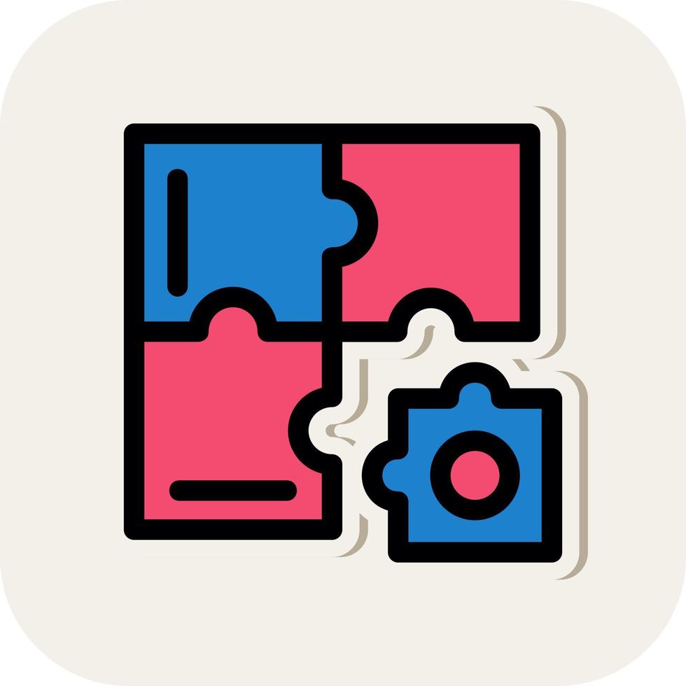 Problem Solving Vector Icon Design