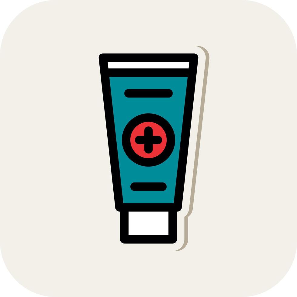 Ointment Tube Vector Icon Design