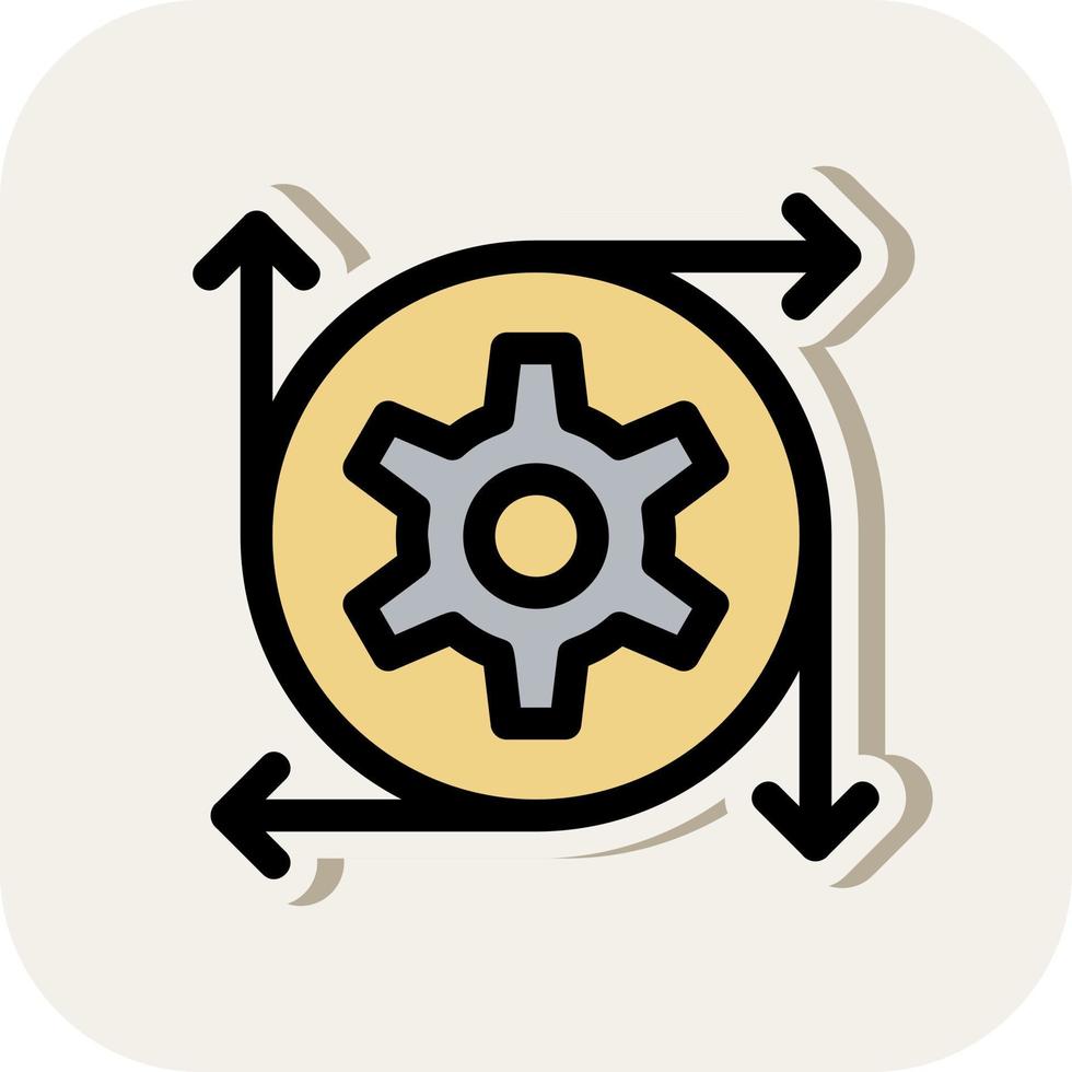 Data Transformation Vector Icon Design