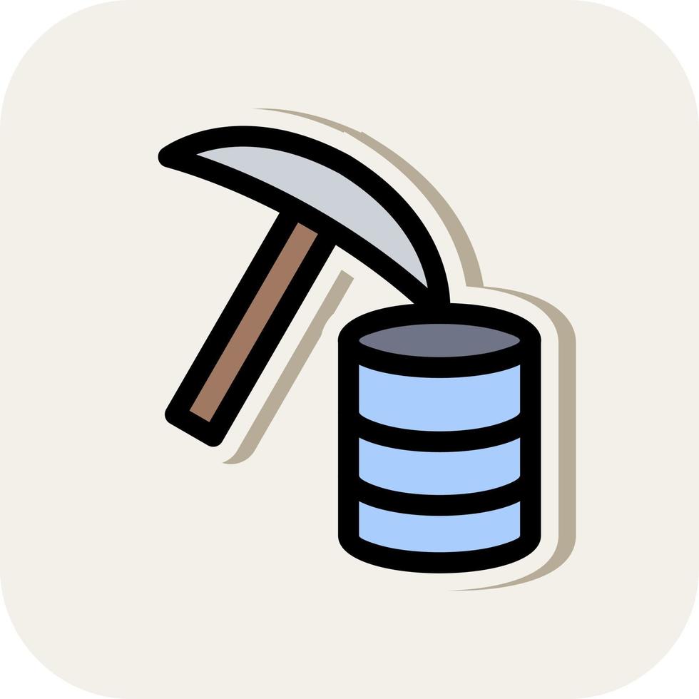 Data Mining Vector Icon Design
