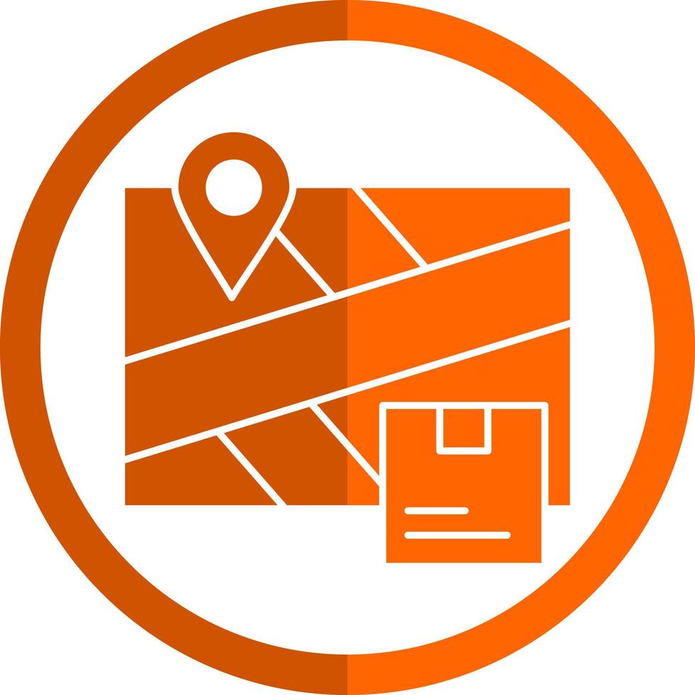 Delivery Location Vector Icon Design