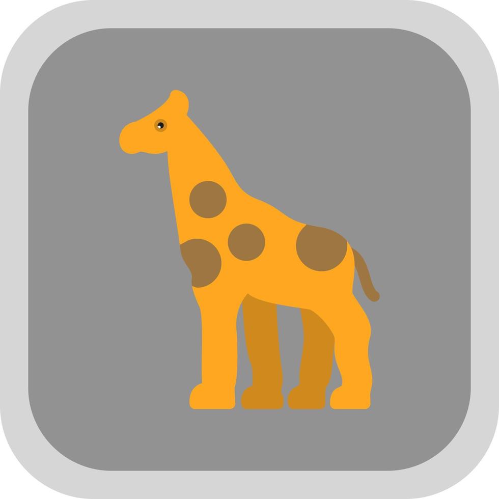 jirafa vector icono diseño