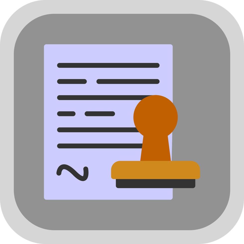 Stamp Vector Icon Design