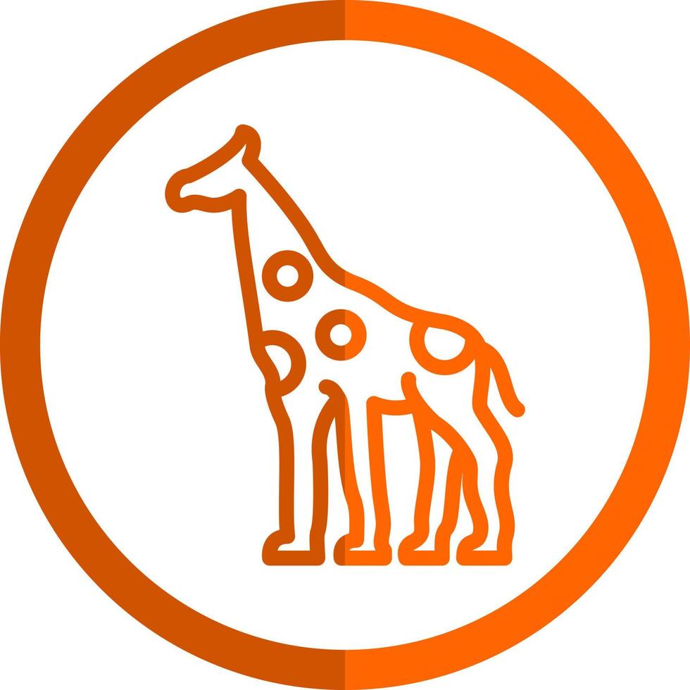 Giraffe Vector Icon Design
