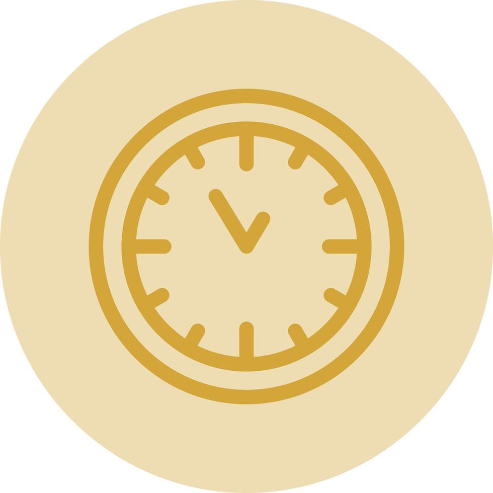 Wall Clock Vector Icon Design