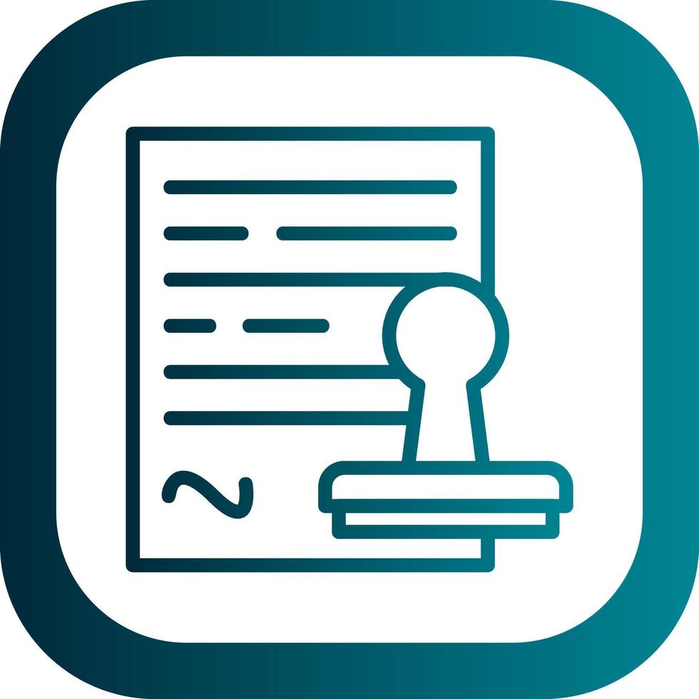 Stamp Vector Icon Design
