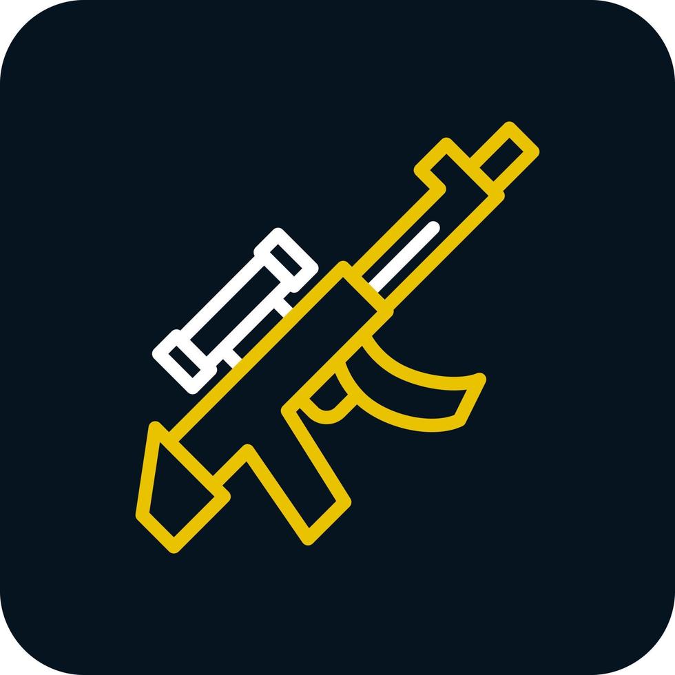 diseño de icono de vector de rifle