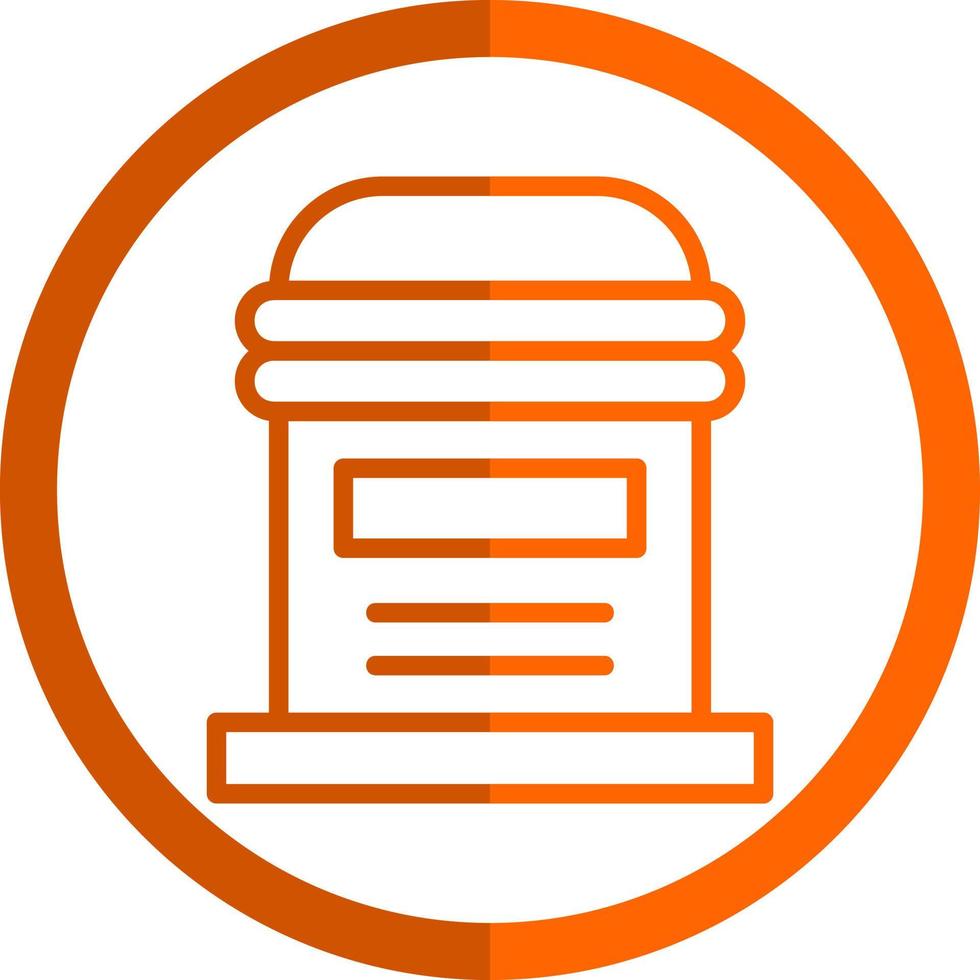 Postbox Vector Icon Design