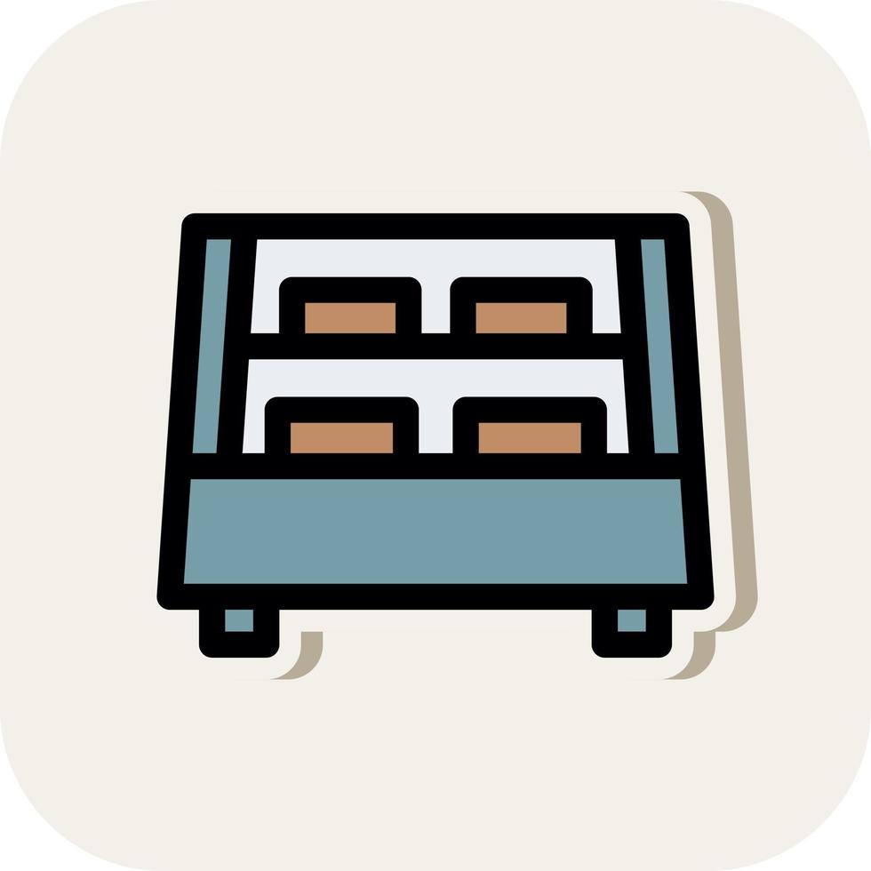 Cakes Showcase Vector Icon Design