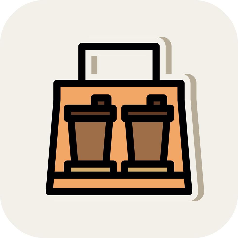 Take Away Vector Icon Design