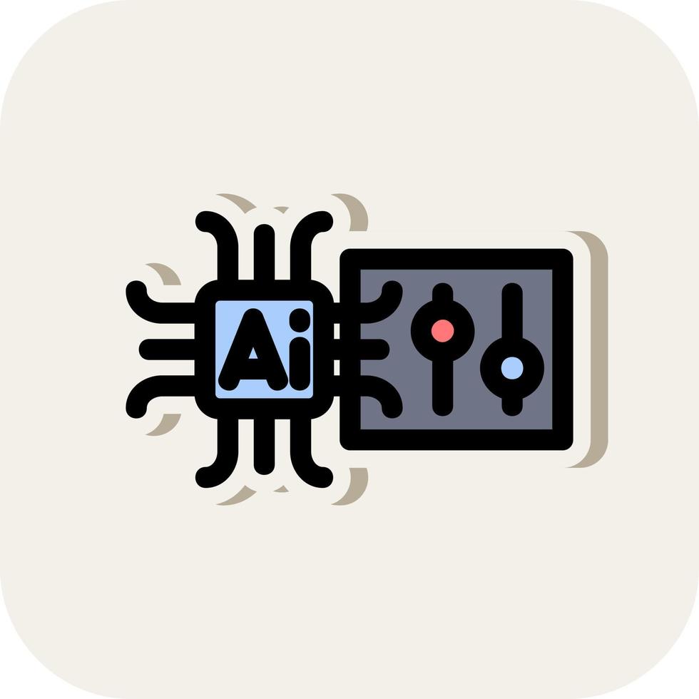 Intelligent Control Vector Icon Design