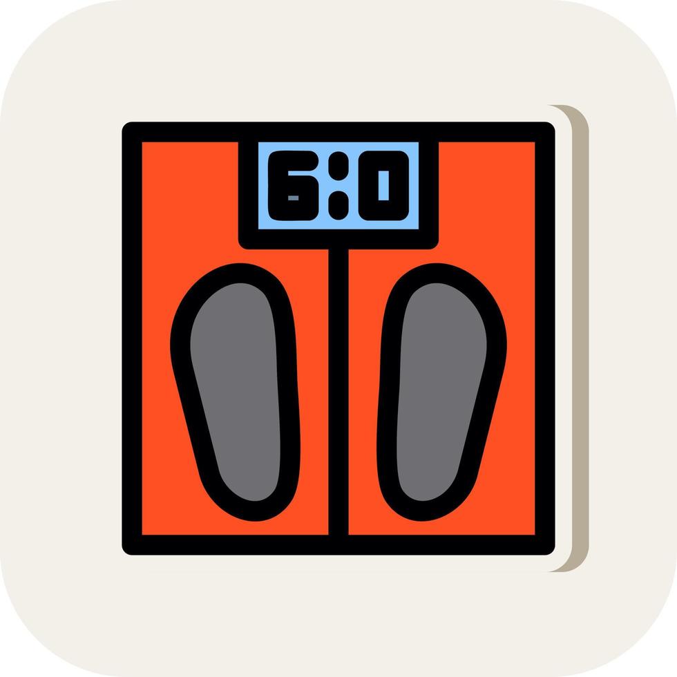 Weight Machine Vector Icon Design