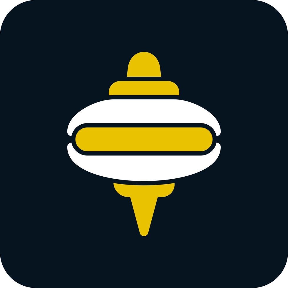 Spinning Top Vector Icon Design