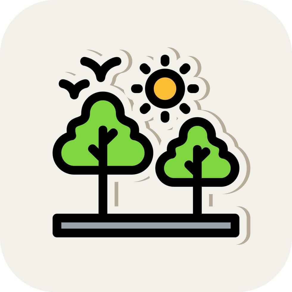 Forest Vector Icon Design