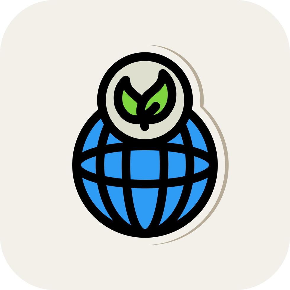 Eco Earth Vector Icon Design