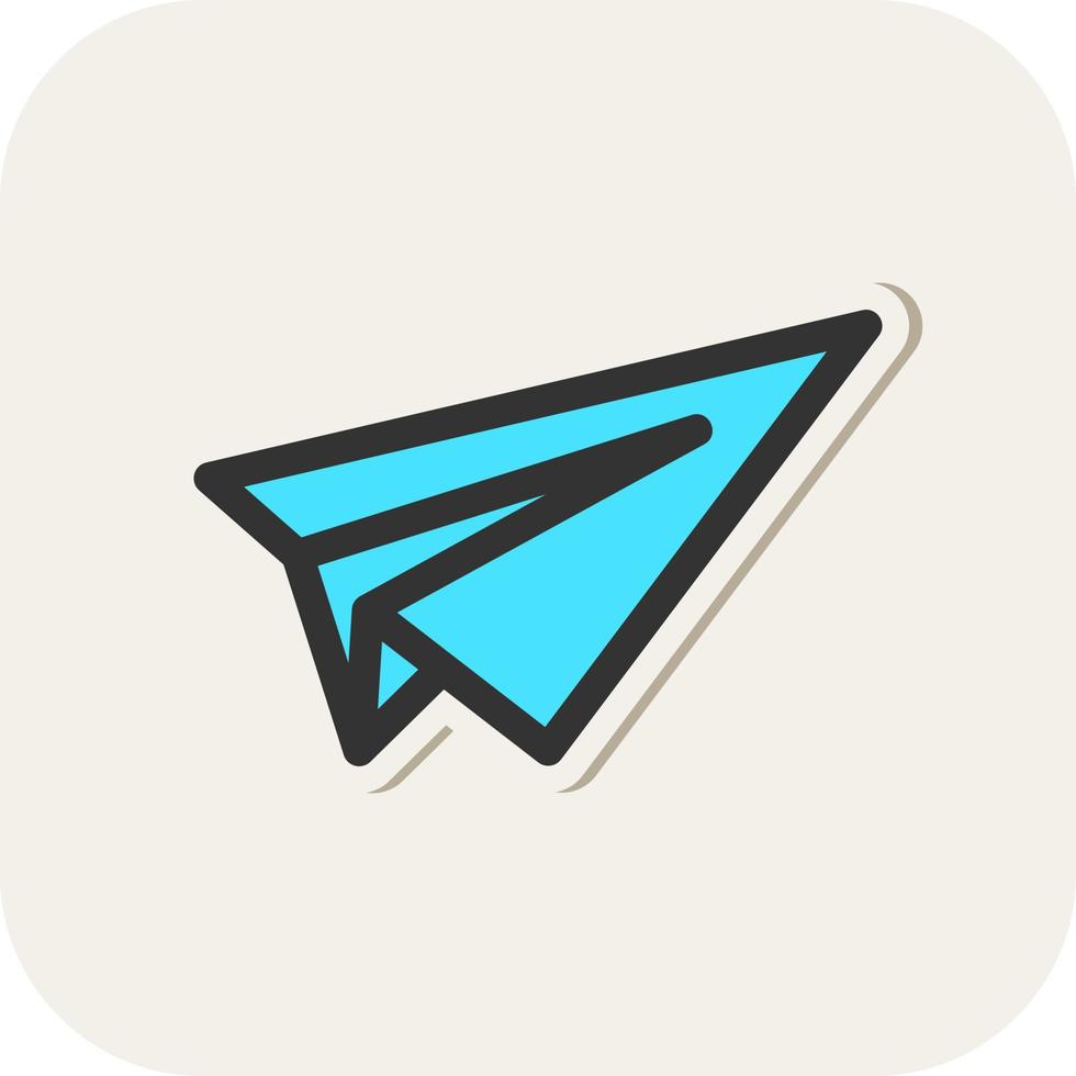 Paper Plane Vector Icon Design