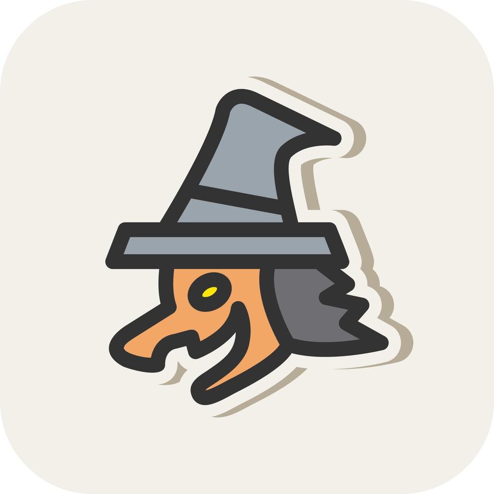 Witch Vector Icon Design