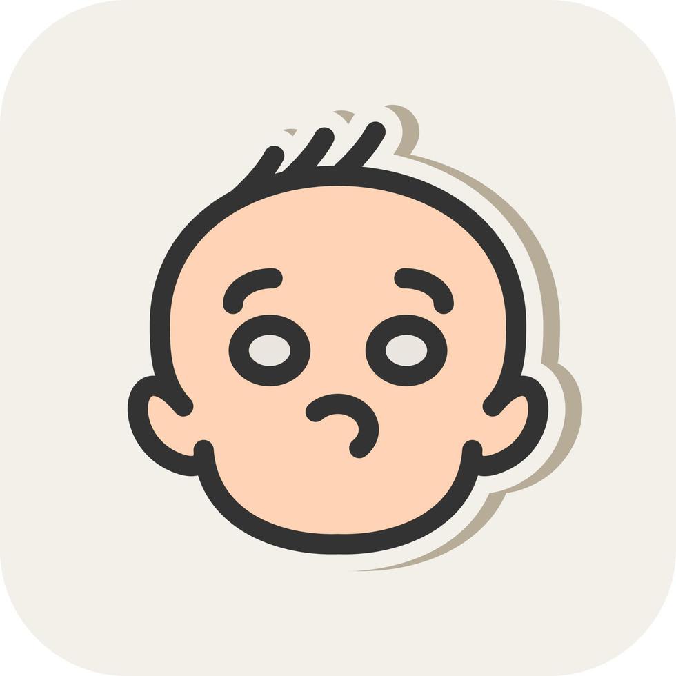 Baby Boy Vector Icon Design