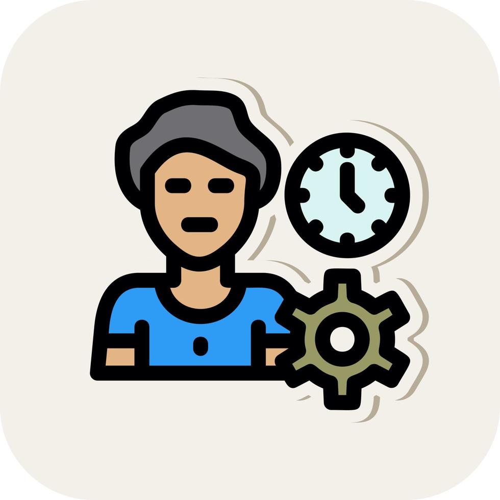 Stress Management Vector Icon Design