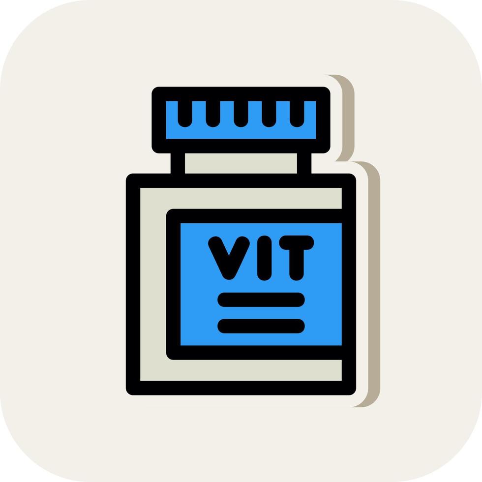 Vitamins Vector Icon Design