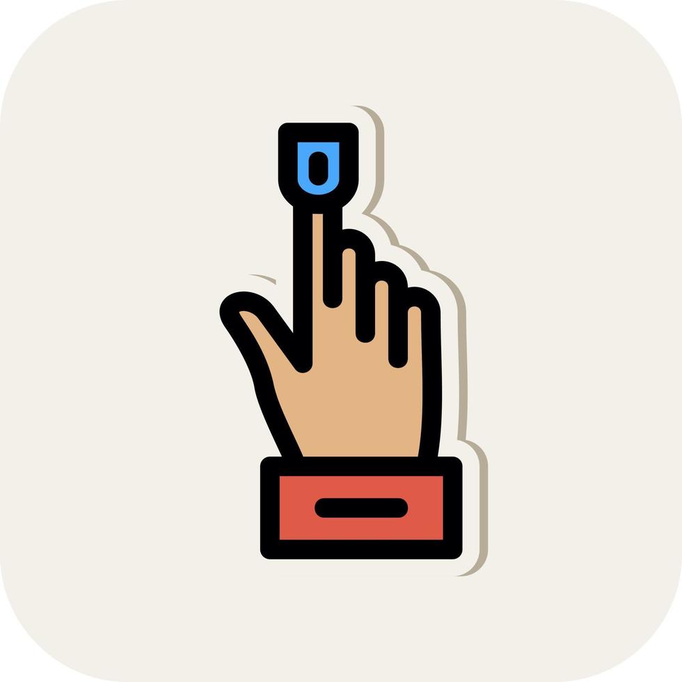 Oximeter Vector Icon Design