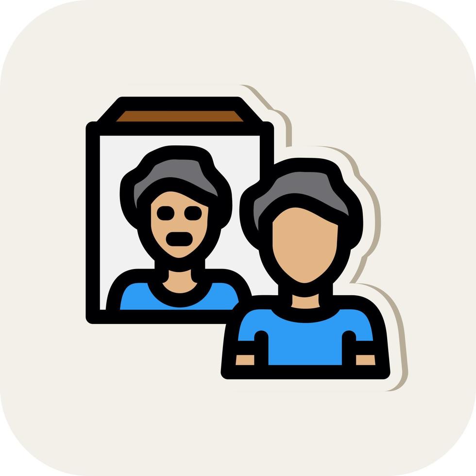 Self Awareness Vector Icon Design