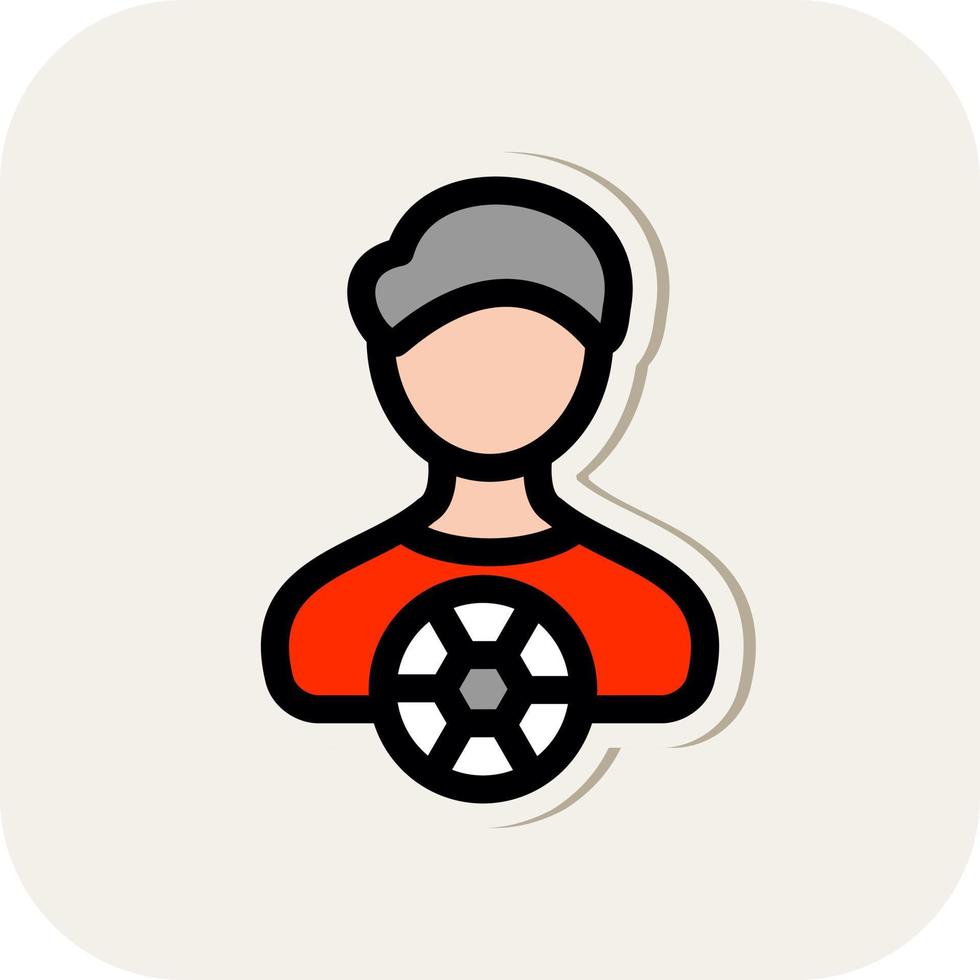Player Vector Icon Design