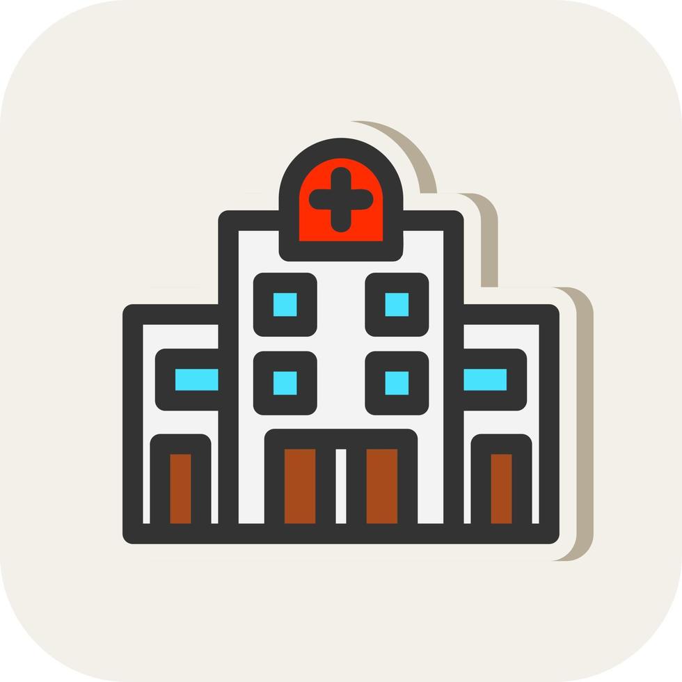 Hospital Vector Icon Design