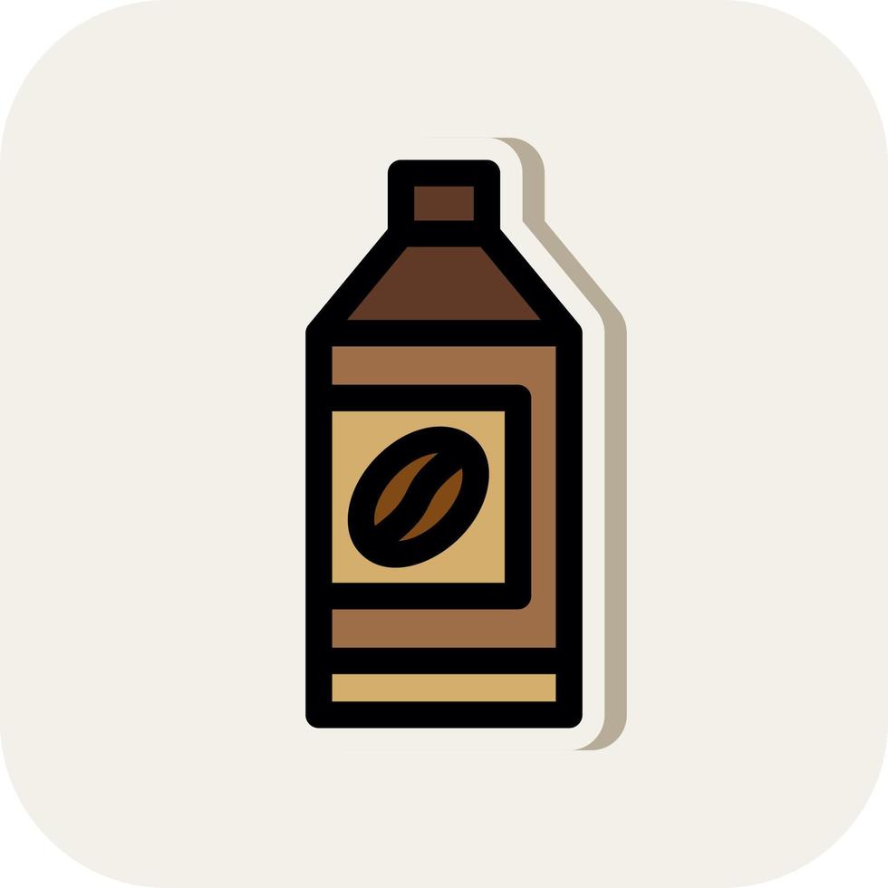 Coffee Syrup Vector Icon Design