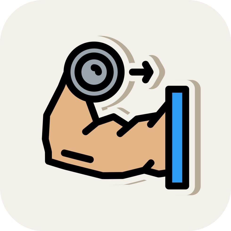 Weightlifter Vector Icon Design