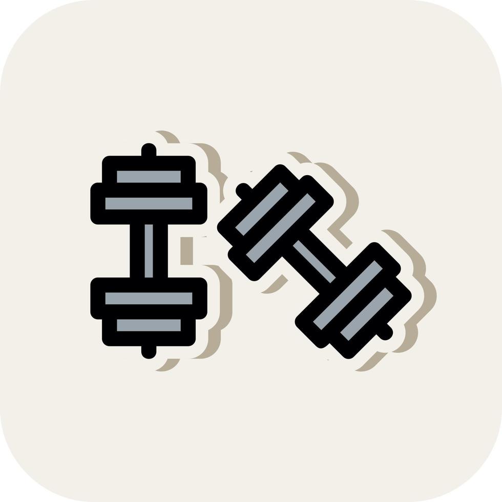 Dumbells Vector Icon Design