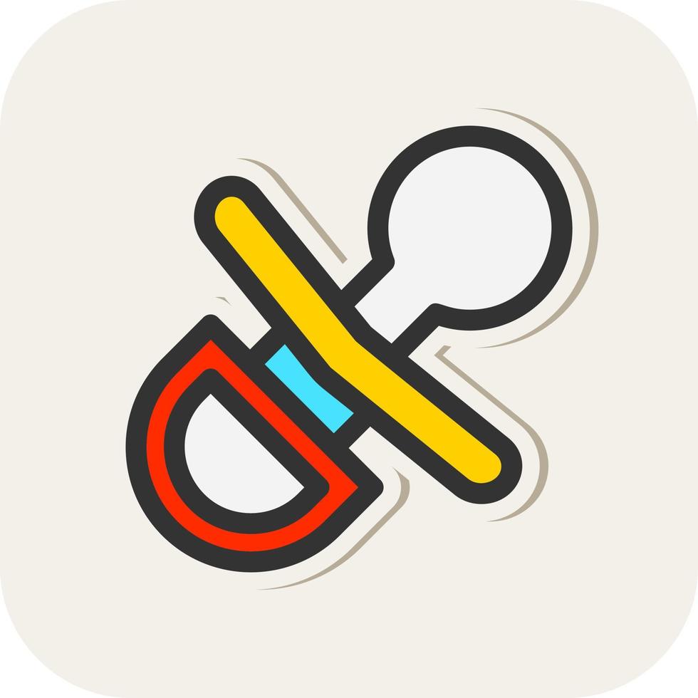 Pacifier Vector Icon Design