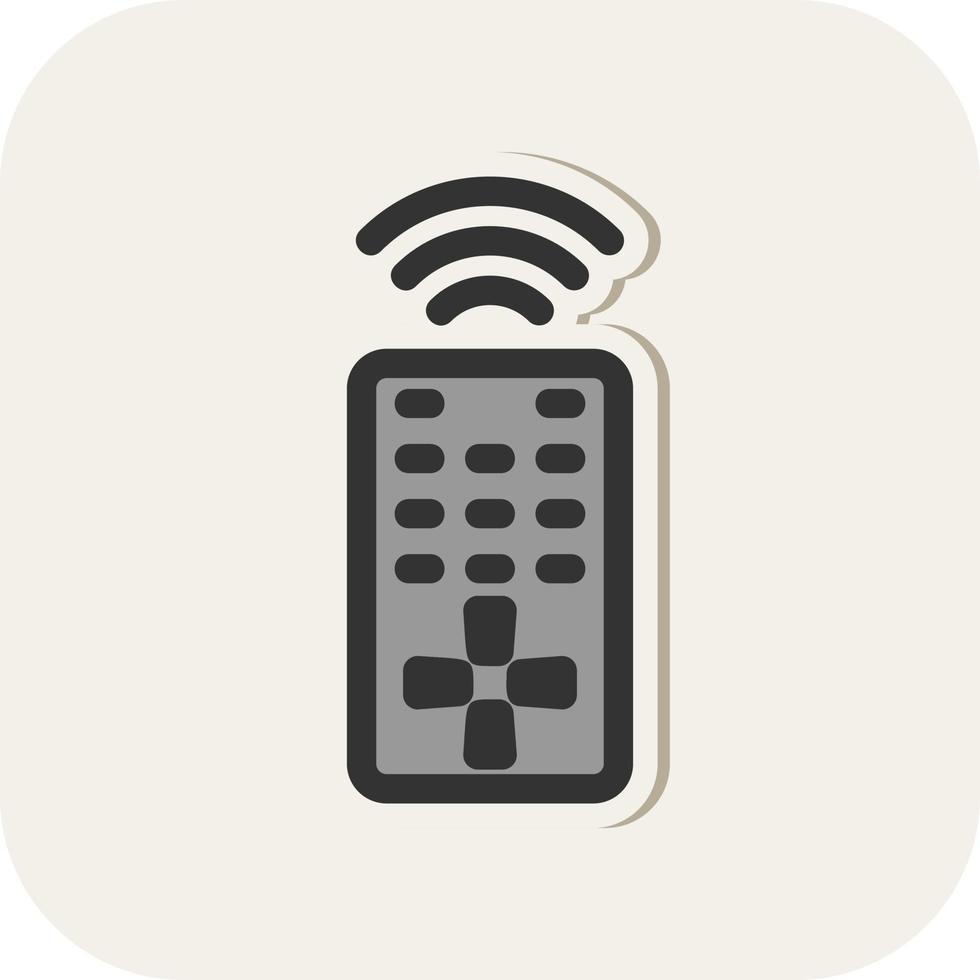 Remote Control Vector Icon Design