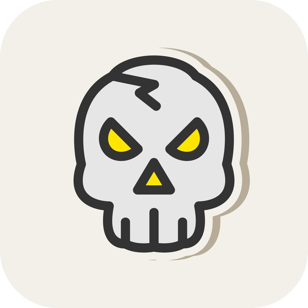 Skull Vector Icon Design