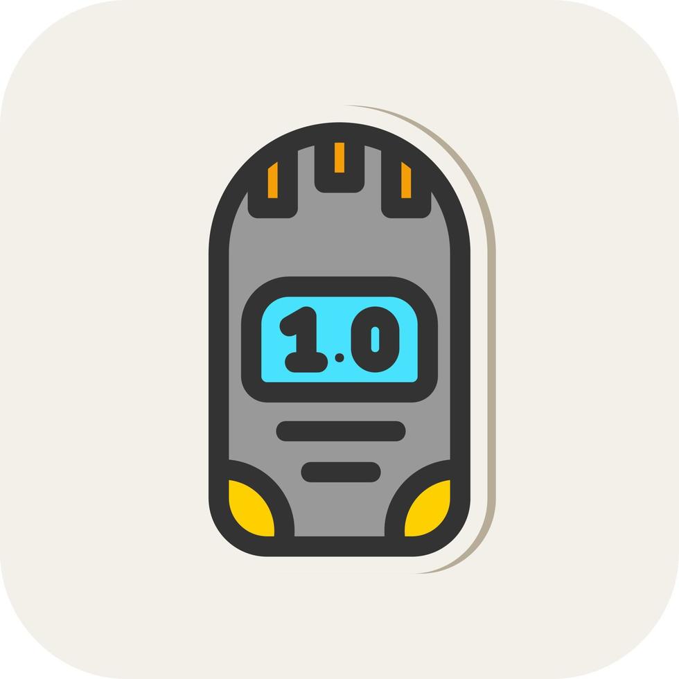 Dosimeter Vector Icon Design