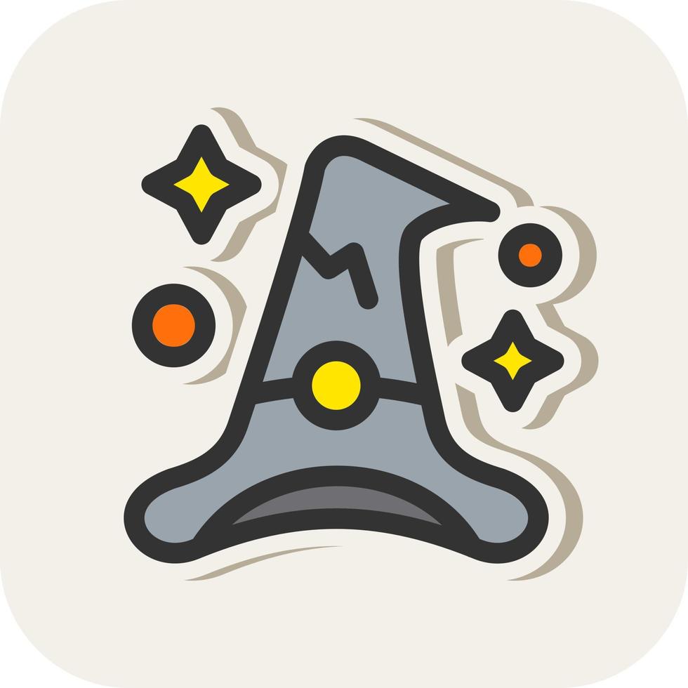 Witch Hat Vector Icon Design